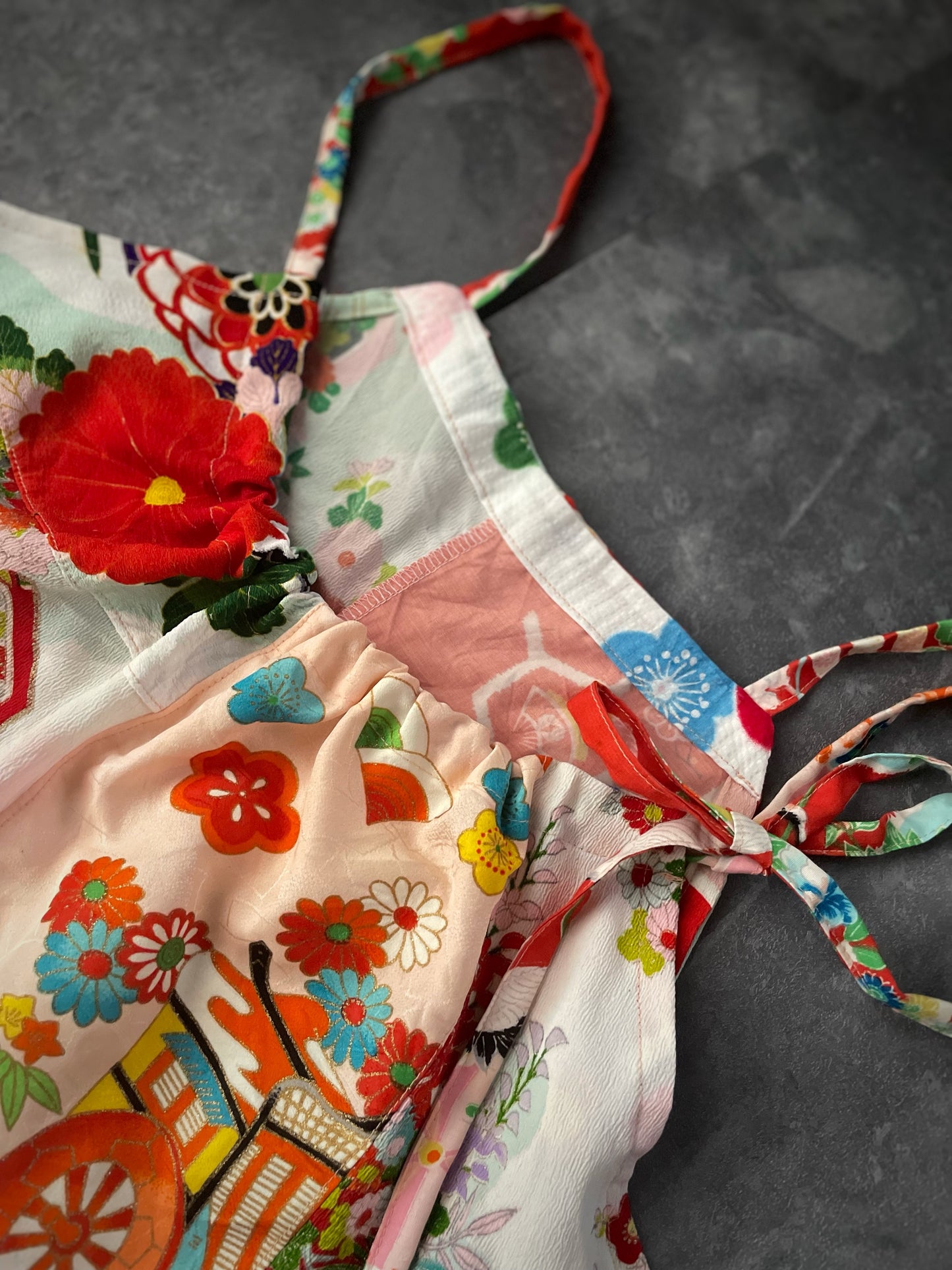 Pantalon salopette kimono fille 2330