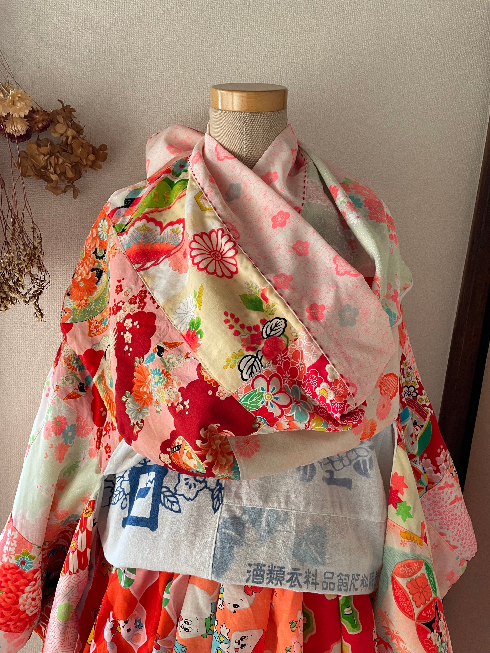 clothes remade from traditional Japanese cultural 